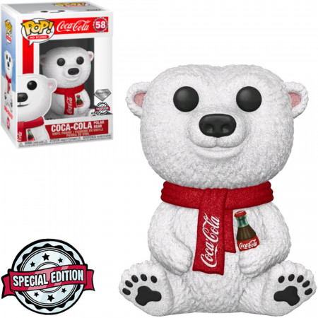Funko Pop Ad Icons Exclusive - Coca-cola Polar Bear 58 (diamond)