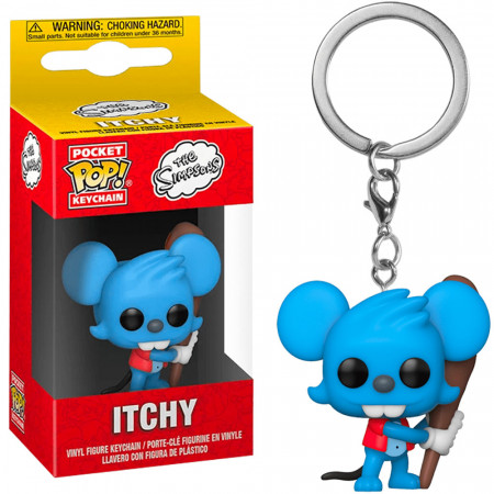Chaveiro Funko Pocket Pop Keychain The Simpsons - Itchy