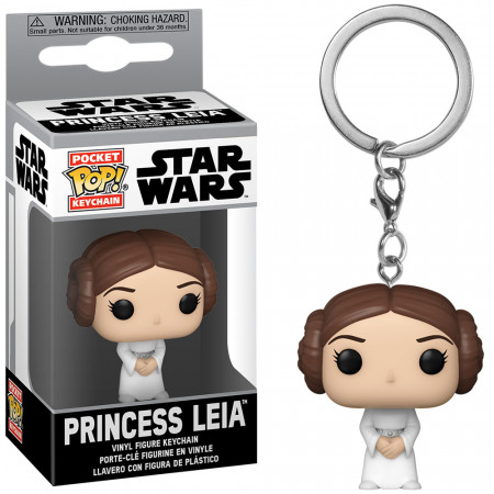 Chaveiro Funko Pocket Pop Keychain Star Wars - Princess Leia