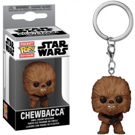 Chaveiro Funko Pocket Pop Keychain Star Wars - Chewbacca