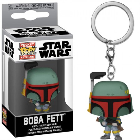 Chaveiro Funko Pocket Pop Keychain Star Wars - Boba Fett