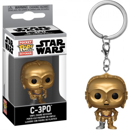 Chaveiro Funko Pocket Pop Keychain Star Wars - C-3po