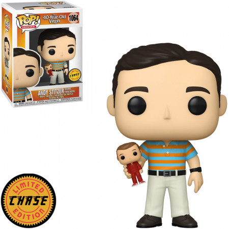 Funko Pop Chase The 40-year-old Virgin - Andy Stitzer Holding Steve Austin 1064