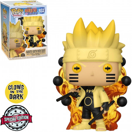 Funko Pop Naruto Shippuden Exclusive - Naruto (sixth Path Sage) 932 Glow