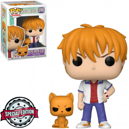 Funko Pop Fruits Basket Exclusive - Kyo With Cat 888