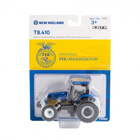 Trator Ertl - New Holland T8.410 Ffa Organization - Escala 1/64 (13946)