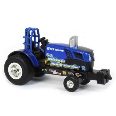 Trator Ertl - New Holland Puller The Blue Streak - Escala 1/64 (37924a)