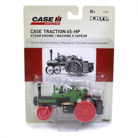 Trator Ertl - Case Ih Traction 65-hp Steam Engine - Escala 1/64 (44200)
