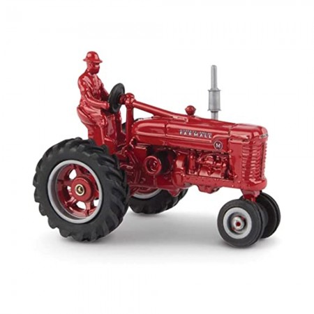 Trator Ertl - Case Ih Farmall M With Farmer - Escala 1/64 (44205)