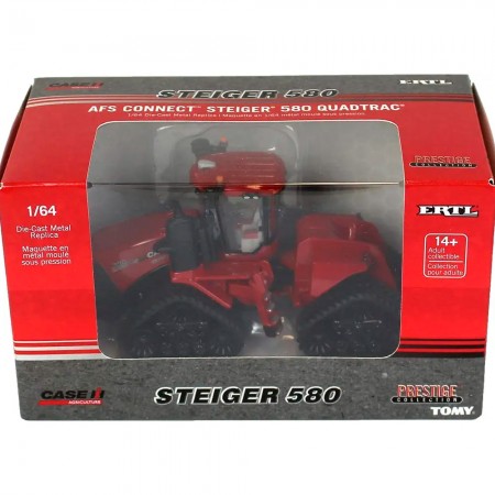 Trator Ertl Tomy Prestige Collection - Case Ih Steiger Quadtrac 580 - Escala 1/16