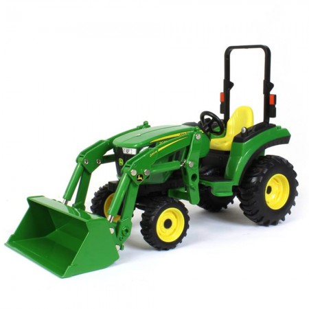 Trator Tomy Ertl - John Deere 2038r With Loader - Escala 1/16