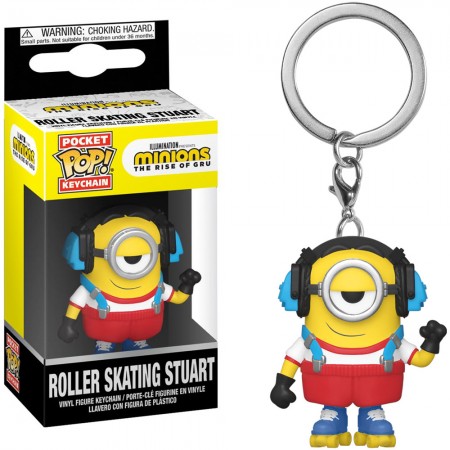 Chaveiro Funko Pocket Pop Keychain Minions 2 - Roller Skating Stuart