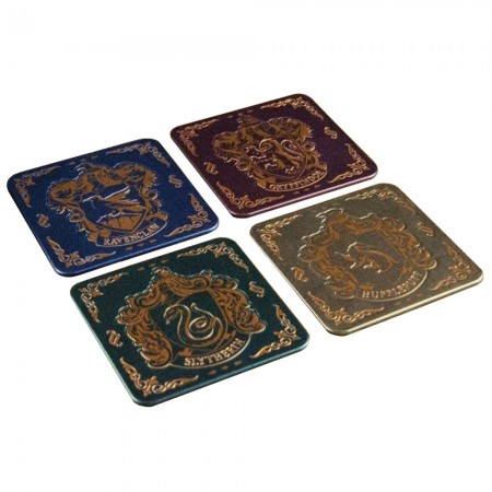 Conjunto Porta-copos Paladone - Harry Potter House Crest Coasters
