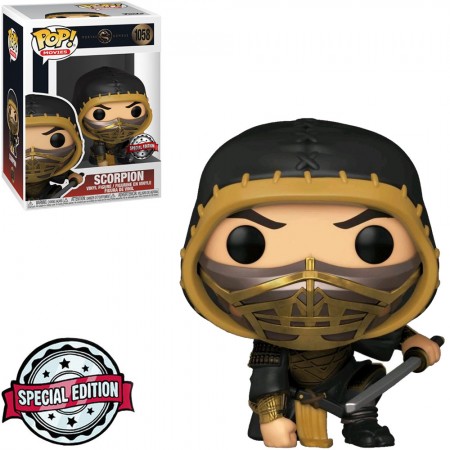 Funko Pop Mortal Kombat Movie Exclusive - Scorpion 1058 (metallic)