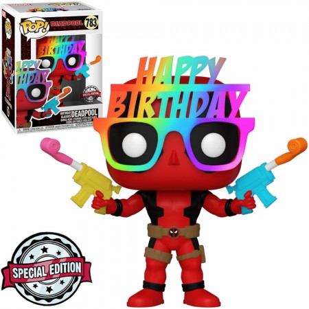 Funko Pop Marvel Deadpool Exclusive - Birthday Glasses Deadpool 783