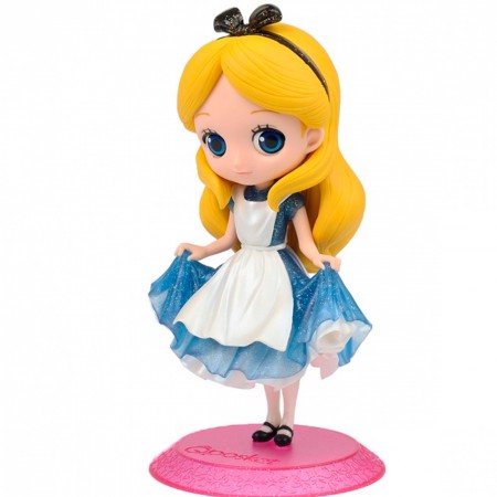 Esttua Banpresto Q Posket Disney - Alice Glitter