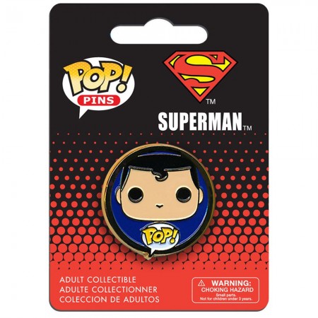 Funko Pop Pins Dc Universe Superman