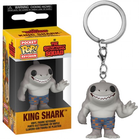 Chaveiro Funko Pocket Pop Keychain The Suicide Squad - King Shark