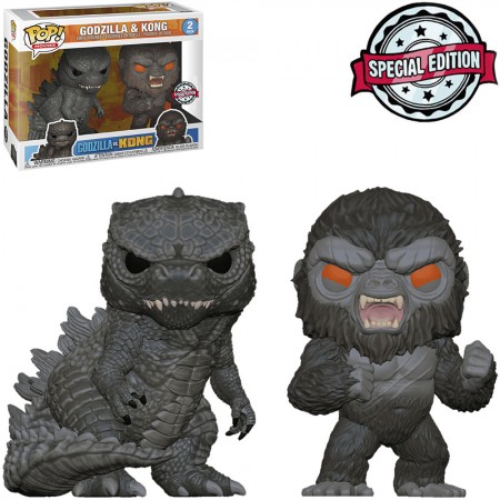 Funko Pop Godzilla Vs Kong Exclusive - Godzilla And Kong (2 Pack)