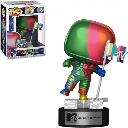 Funko Pop Icons Mtv - Mtv Moon Person (rainbow) 18