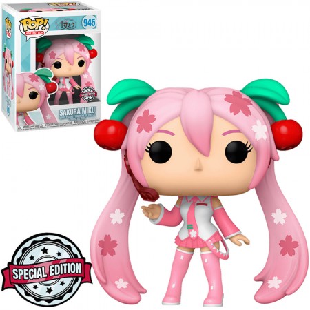 Funko Pop Vocaloid Hatsune Miku Exclusive - Sakura Miku 945