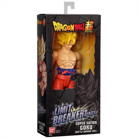 Boneco Bandai Limit Breaker Dragon Ball Super - Super Saiyan Goku (battle Damage Version)