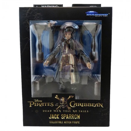 Boneco Diamond Select Pirates Of The Caribbean - Jack Sparrow