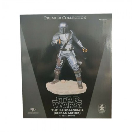 Esttua Diamond Select Premier Collection Star Wars - The Mandalorian (beskar Armor)