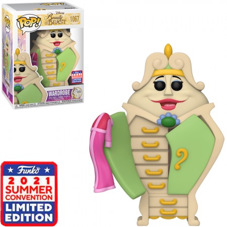 Funko Pop Disney Beauty And The Beast Sdcc 2021 Exclusive - Wardrobe 1067