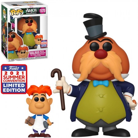 Funko Pop Disney Alice In Wonderland 70th Anniversary Sdcc 2021 Exclusive - Walrus And The Carpenter 1070