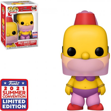 Funko Pop The Simpsons Sdcc 2021 Exclusive - Belly Dancer Homer 1144