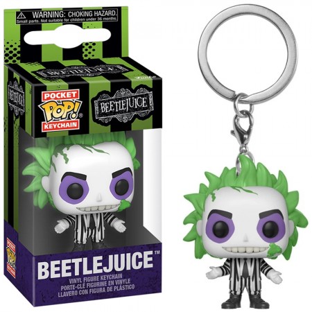 Chaveiro Funko Pocket Pop Keychain Beetlejuice - Beetlejuice