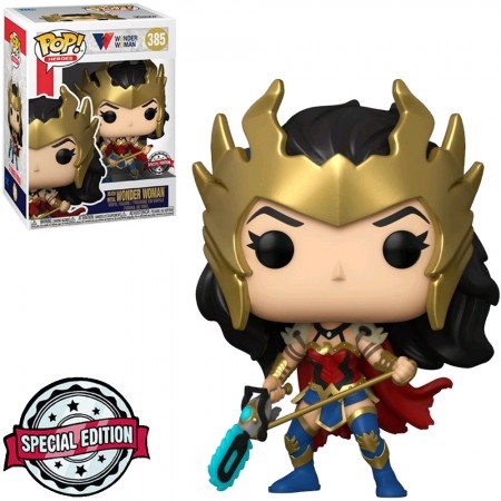 Funko Pop Wonder Woman 80 Years Exclusive - Wonder Woman (death Metal) 385