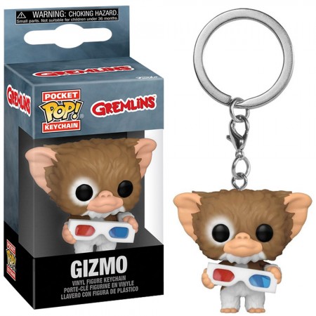 Chaveiro Funko Pocket Pop Keychain Gremlins - Gizmo With 3d Glasses