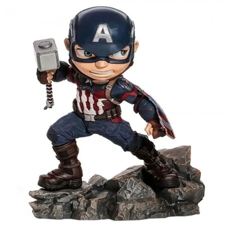Esttua Iron Studios Minico Marvel Avengers Endgame - Captain America