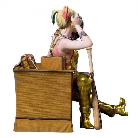 Esttua Iron Studios Deluxe 1/10 Birds Of Prey - Harley Quinn And Bruce