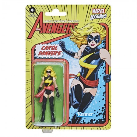 Boneco Hasbro Marvel Legends Retro Kenner - Carol Danvers