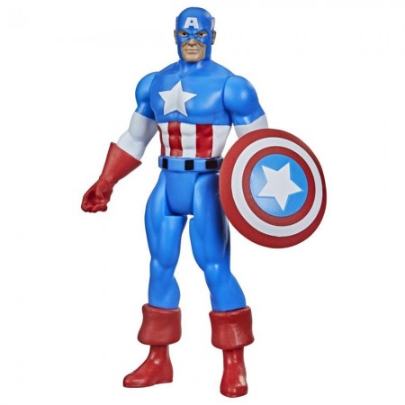 Boneco Hasbro Marvel Legends Retro Kenner - Captain America