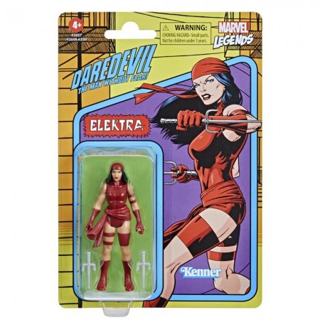 Boneco Hasbro Marvel Legends Retro Kenner - Elektra