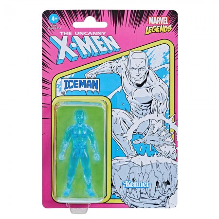Boneco Hasbro Marvel Legends Retro Kenner - Iceman
