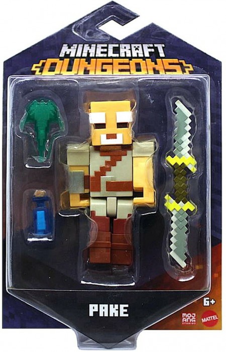 Boneco Mattel Minecraft Dungeons - Pake