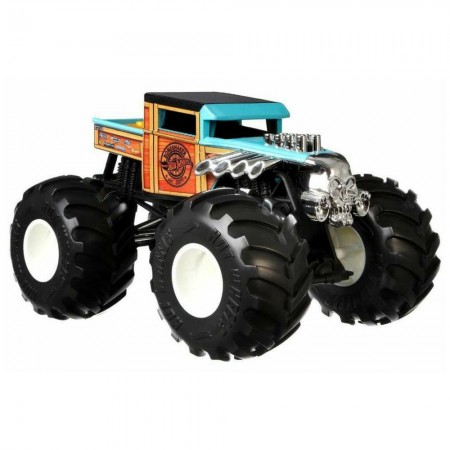 Carro Hot Wheels Monster Trucks - Boneshaker - Escala 1/24