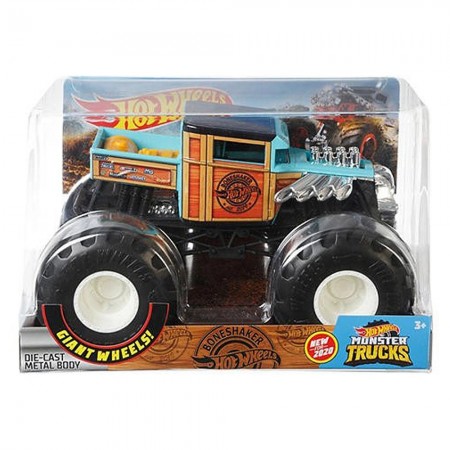 Carro Hot Wheels Monster Trucks - Boneshaker - Escala 1/24