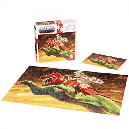 Mattel Puzzle Masters Of The Universe - He-man And Battle Cat