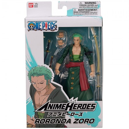 Boneco Bandai Anime Heroes One Piece - Roronoa Zoro