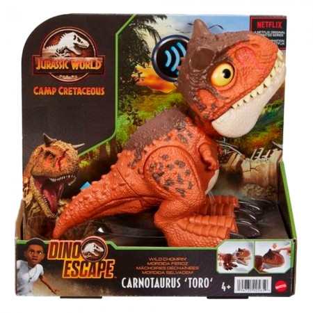 Boneco Mattel Jurassic World Dino Escape - Carnotaurus Toro
