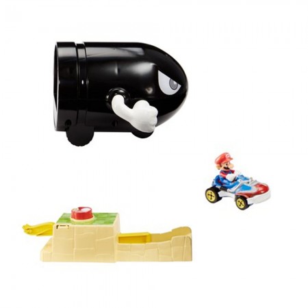 Carro Hot Wheels - Mario Kart Bullet Bill Playset