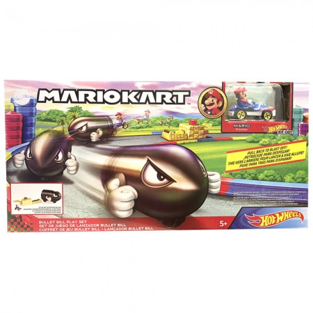Carro Hot Wheels - Mario Kart Bullet Bill Playset
