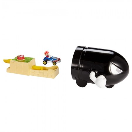 Carro Hot Wheels - Mario Kart Bullet Bill Playset