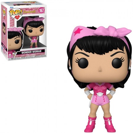 Funko Pop Dc Comics Bombshells Breast Cancer Awareness - Wonder Woman 167